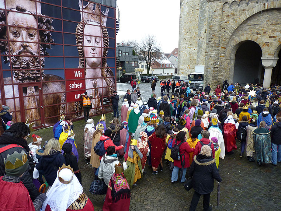 Bundesweite Eröffnung der Sternsingeraktion in Paderborn (Foto: Karl-Franz Thiede)